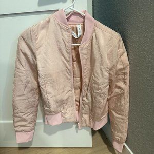 Lululemon Non-Stop Bomber in Pink Fawn in size 2